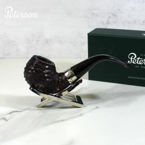 Peterson Donegal Rocky 03 Nickel Mounted Bent Fishtail Pipe (PE1825)