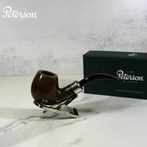 Peterson Irish Made Army 68 Nickel Mounted Fishtail Pipe (PE1838)