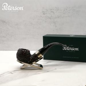 Peterson Donegal Rocky 03 Nickel Mounted Bent Fishtail Pipe (PE2136)