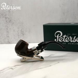 Peterson Deluxe Dark System 12.5 Smooth Silver Mounted P Lip Pipe (PE2139)