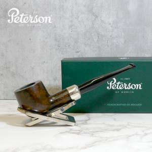 Peterson Irish Made Army 606 Nickel Mounted Fishtail Pipe (PE2199)