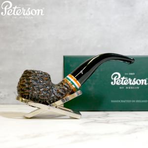 Peterson 2023 St. Patricks Day 03 Rustic Nickel Mounted Fishtail Pipe (PE2203)