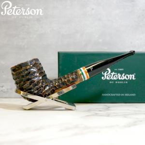 Peterson 2023 St. Patricks Day 106 Rustic Nickel Mounted Fishtail Pipe (PE2207)
