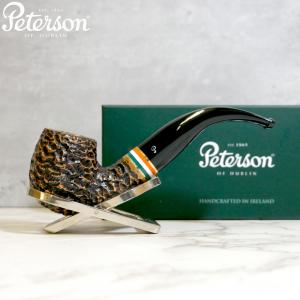 Peterson 2023 St. Patricks Day 221 Rustic Nickel Mounted Fishtail Pipe (PE2210)