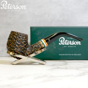 Peterson 2023 St. Patricks Day 69 Rustic Nickel Mounted Fishtail Pipe (PE2219)