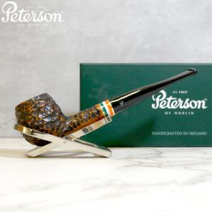 Peterson 2023 St. Patricks Day 85 Rustic Nickel Mounted Fishtail Pipe (PE2221)