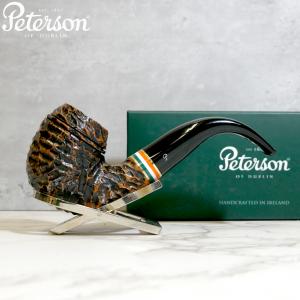 Peterson 2023 St. Patricks Day XL12 Rustic Nickel Mounted Fishtail Pipe (PE2229)
