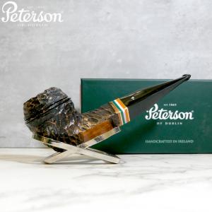 Peterson 2023 St. Patricks Day XL13 Rustic Nickel Mounted Fishtail Pipe (PE2230)