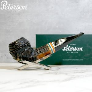 Peterson 2023 St. Patricks Day XL13 Rustic Nickel Mounted Fishtail Pipe (PE2231)