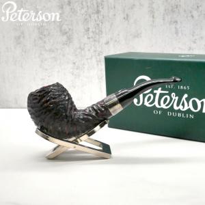 Peterson Sherlock Holmes Strand Rustic Silver Mounted P Lip Pipe (PE2283)