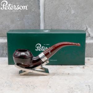 Peterson Irish Harp 999 Smooth Silver Mounted Fishtail Pipe (PE2525)