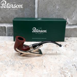 Peterson Calabash Smooth Nickel Mounted Fishtail Pipe (PE2572)