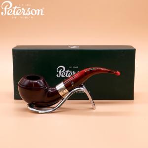 Peterson Irish Made Army 999 Nickel Mounted Fishtail Pipe (PE2639)