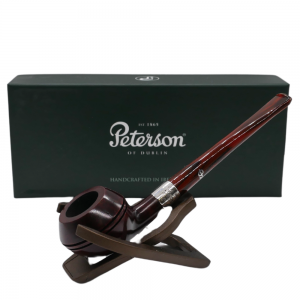 Peterson Irish Harp 411 Smooth Silver Mounted Fishtail Pipe (PE2715)