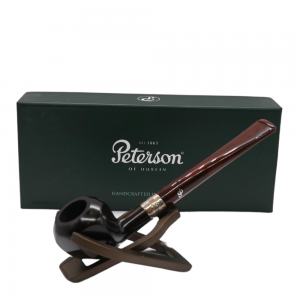 Peterson Irish Harp 3085 Smooth Silver Mounted Fishtail Pipe (PE2716)
