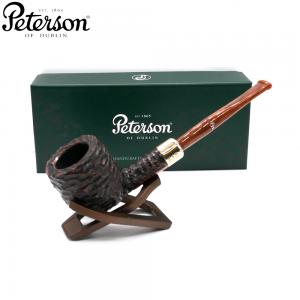 Peterson Derry Rustic 605 Nickel Mounted Fishtail Pipe (PE2767)