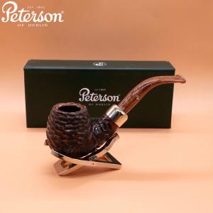Peterson Derry Rustic 68 Nickel Mounted Fishtail Pipe (PE2795)