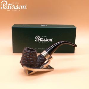 Peterson Donegal Rocky 338 Nickel Mounted Bent Fishtail Pipe (PE2816)