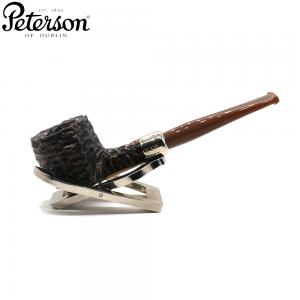 Peterson Derry Rustic 608 Nickel Mounted Fishtail Pipe (PE2987)