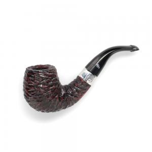 Peterson Sherlock Holmes Professor Rustic Silver Mounted P Lip Pipe (PE2998)