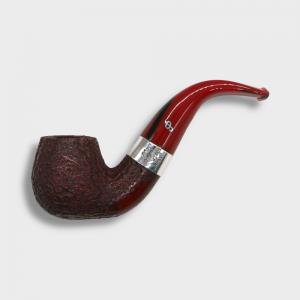 Peterson Irish Harp 230 Sandblasted Silver Mounted 9mm Filter Fishtail Pipe (PE3082)