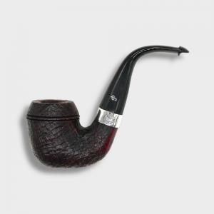Peterson Sherlock Holmes Watson Sandblast Silver Mounted P Lip Pipe (PE3103)