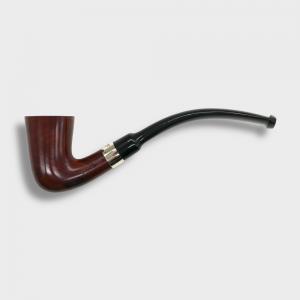 Peterson Calabash Smooth Nickel Mounted Fishtail Pipe (PE3104)