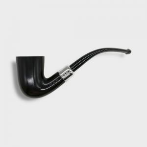 Peterson Irish Made Army 128 Smooth Nickel Mounted Fishtail Pipe (PE3108)