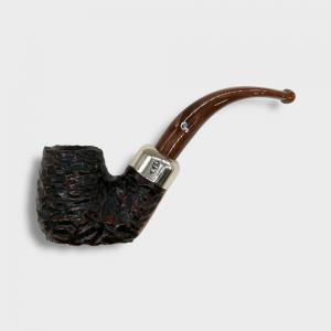 Peterson Derry Rustic 304 Nickel Mounted 9mm Filter Fishtail Pipe (P3120)
