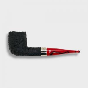 Peterson Dracula 106 Rusticated Ebony Nickel Mounted Fishtail Pipe (PE3187)