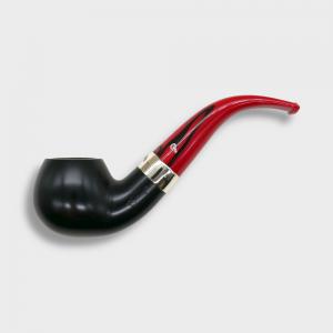 Peterson Dracula 03 Smooth Ebony Nickel Mounted Fishtail Pipe (PE3206)