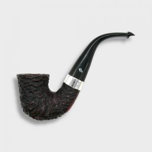 Peterson Sherlock Holmes Original Rustic Silver Mounted P Lip Pipe (PE3208)