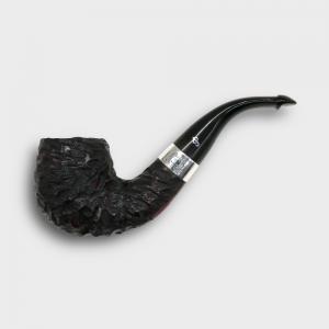 Peterson Sherlock Holmes Professor Rustic Silver Mounted P Lip Pipe (PE3250)