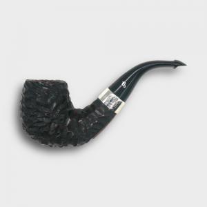 Peterson Sherlock Holmes Professor Rustic Silver Mounted P Lip Pipe (PE3319)