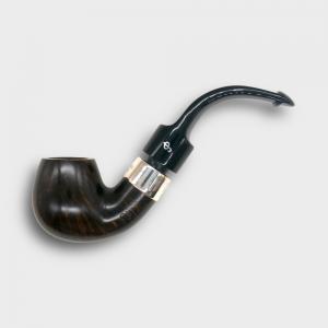 Peterson Deluxe Dark System 12.5 Smooth Silver Mounted P Lip Pipe (PE3344)