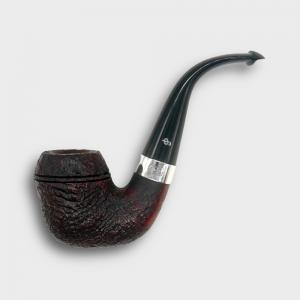 Peterson Sherlock Holmes Watson Sandblast Silver Mounted P Lip Pipe (PE3349)