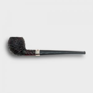 Peterson Junior Rusticated Acorn Nickel Mounted Fishtail Pipe (PE3381)