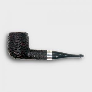 Peterson Pub Rustic Silver Mounted Straight P Lip Pipe (PE3396)