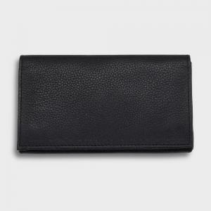 Artamis Roll Up Pouch with Buttons and Paper Holder - Black