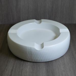 Passatore Ceramic 4 Position Round Cigar Ashtray - Matt White (End of Line)