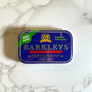 Barkleys Sugarfree Chewing Gum - Peppermint Tin - 30g