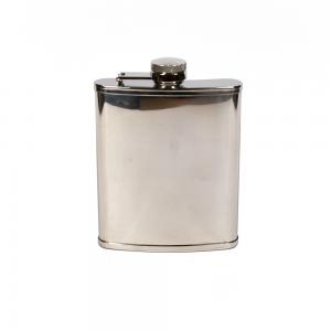 Peterson 6oz Hip Flask  - Polished Chrome