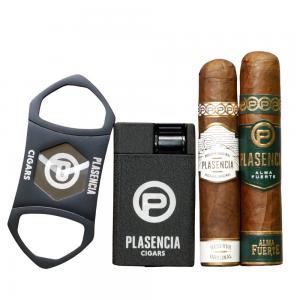 Plasencia Compendium Sampler - 2 Cigars with Cutter and Lighter