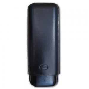 Jemar Leather Cigar Case - 2 Finger - 70 RG - Black