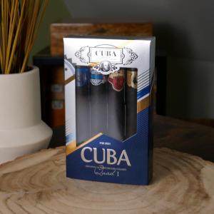 Cuba Quads Mens 4 Piece Cigar Style Aftershave 4 x 35 ml Gift Set