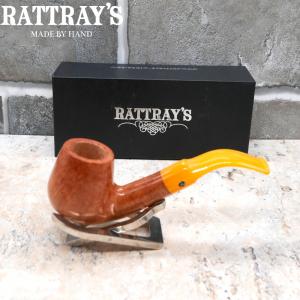Rattrays Handmade 3 Triskele 4 Smooth 9mm Filter Fishtail Pipe (RA651)