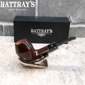 Rattrays Handmade 1 Triskele 1 Smooth 9mm Filter Fishtail Pipe (RA652)