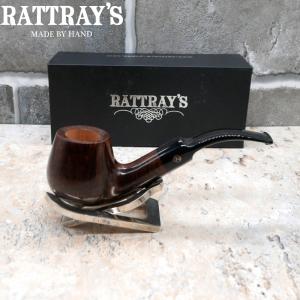 Rattrays Handmade 1 Triskele 3 Smooth 9mm Filter Fishtail Pipe (RA666)