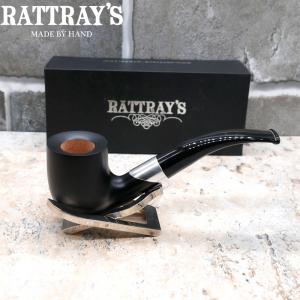 Rattrays Emblem Black 159 Smooth Bent 9mm Filter Fishtail Pipe (RA936)