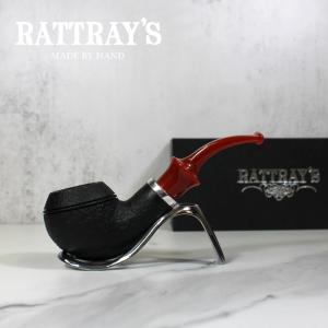 Rattrays Beltanes Fire Sandblast Black Bent Fishtail Pipe (RA030)